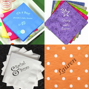 order personalized beverage napkins