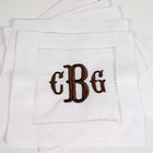 personalized linen napkins